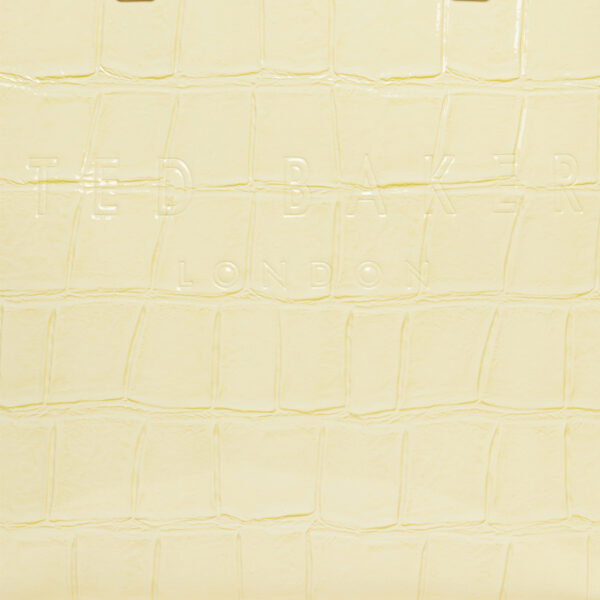 Ted Baker Croccon Croc Detail Large Icon Light Yellow
