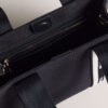 Ted Baker Georjea Branded Webbing Canvas Small Tote Black