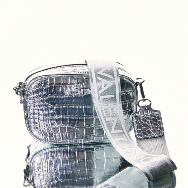 Valentino Miramar Camera Bag Argento