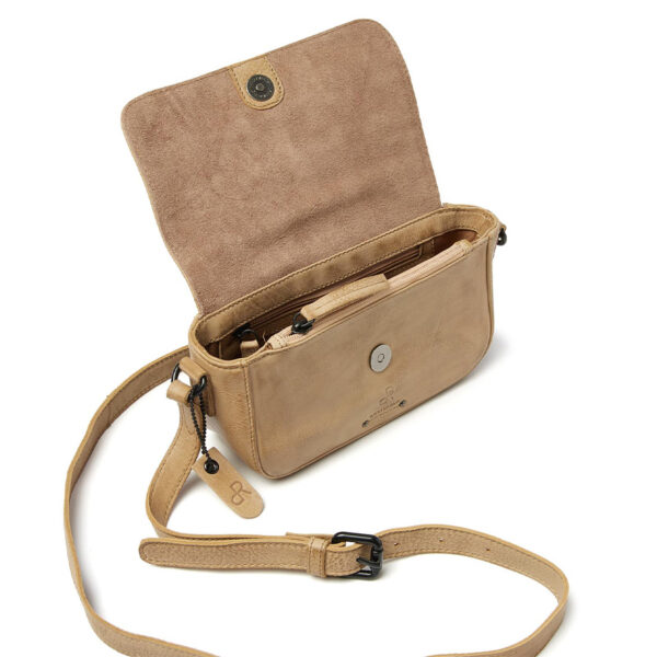 dR Amsterdam Tampa Schoudertas Beige