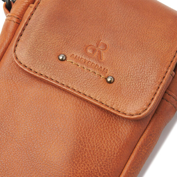 dR Amsterdam Tampa Schoudertas Camel