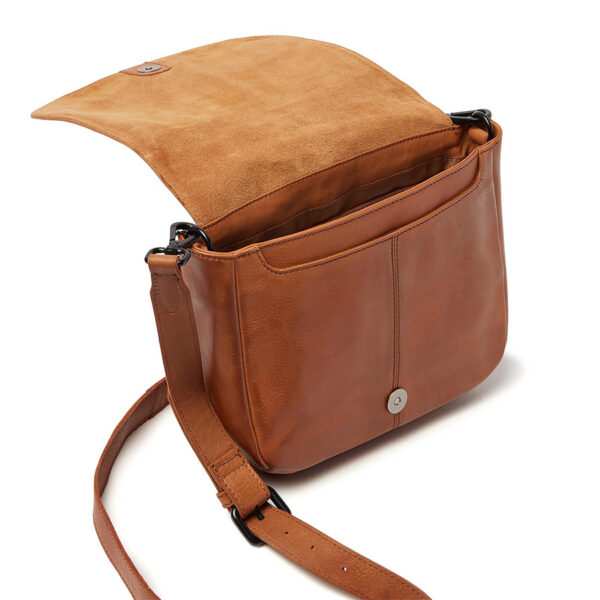dR Amsterdam Tampa Schoudertas Camel