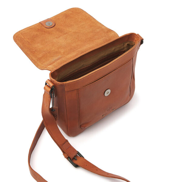 dR Amsterdam Tampa Schoudertas Camel