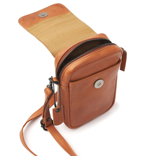 dR Amsterdam Tampa Schoudertas Camel