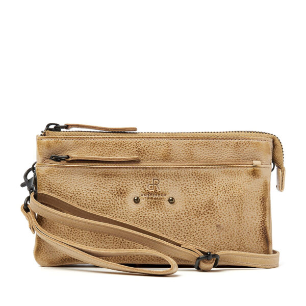 dR Amsterdam Tampa Schoudertas / Clutch Beige