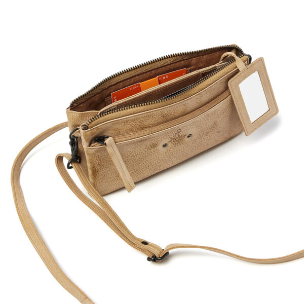 dR Amsterdam Tampa Schoudertas / Clutch Beige