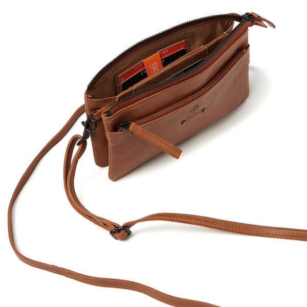 dR Amsterdam Tampa Schoudertas / Clutch Camel