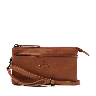 dR Amsterdam Tampa Schoudertas / Clutch Camel