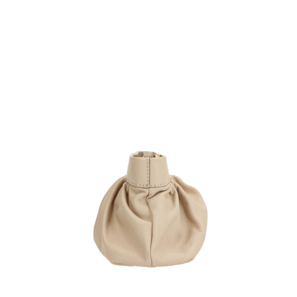 LouLou Essentiels Crossbody Clutch Sophie Beige Gold
