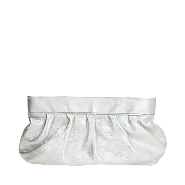 LouLou Essentiels Crossbody Clutch Sophie Silver Silver