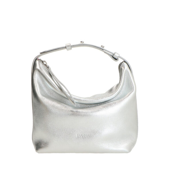 LouLou Essentiels Schoudertas Marie Silver Silver