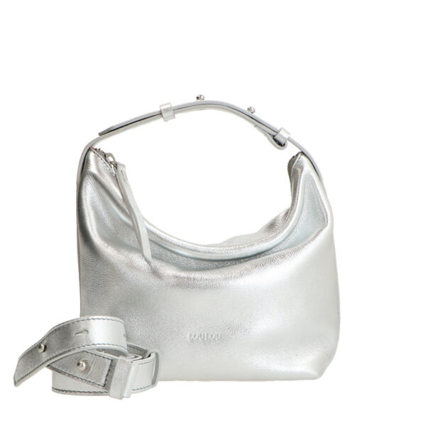 LouLou Essentiels Schoudertas Marie Silver Silver