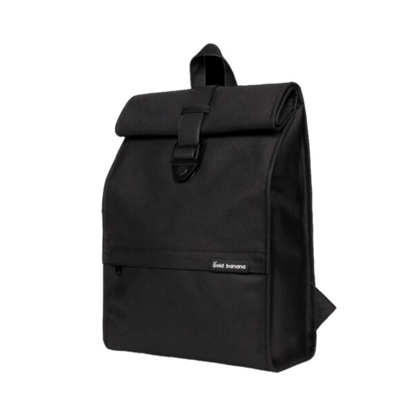 Bold Banana Roll Top Backpack Big Black