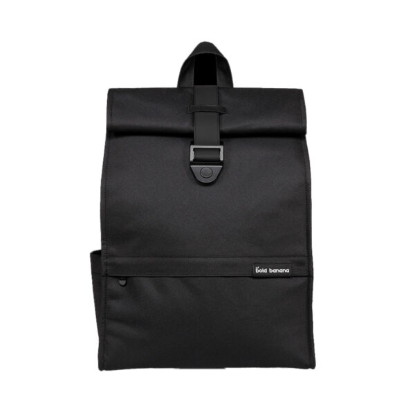 Bold Banana Roll Top Backpack Big Black