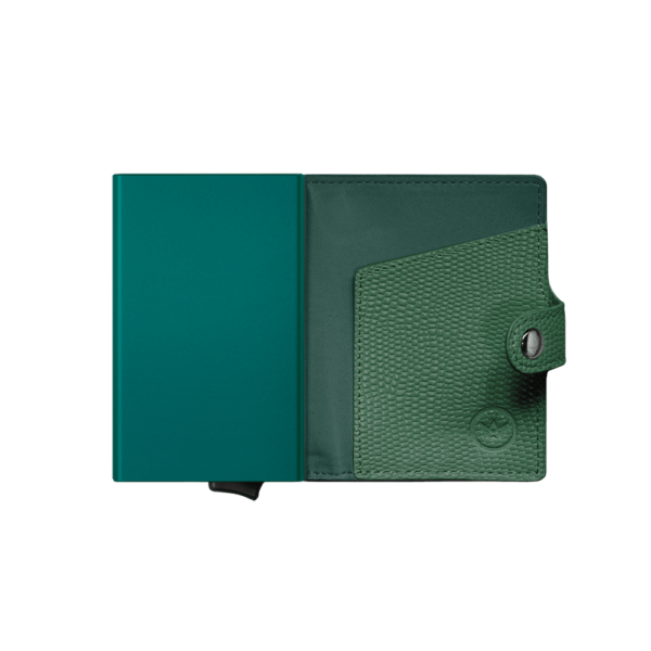 Prowallet Pasjeshouder Plus Lizard Teal Green