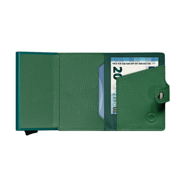 Prowallet Pasjeshouder Plus Lizard Teal Green
