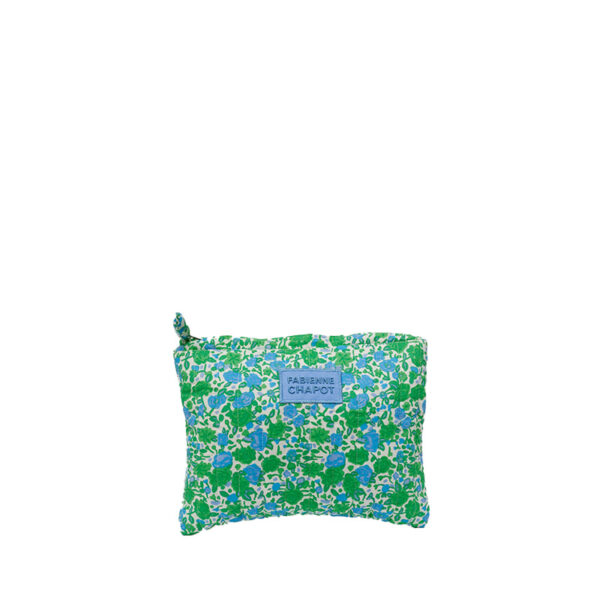 PRE ORDER: Fabienne Chapot Wendy Make-up Bag Green Apple/Blue Dre