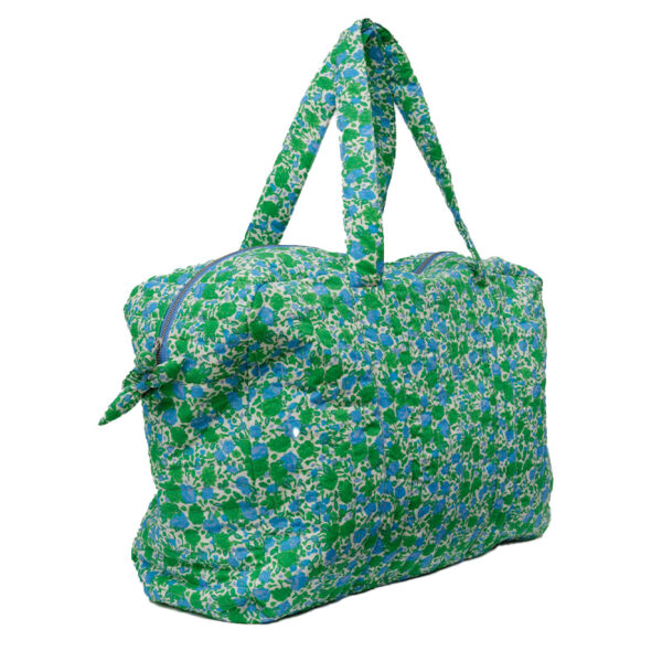 PRE ORDER: Fabienne Chapot Wendy Weekender Bag Green Apple/Blue Dre