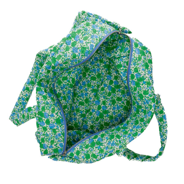 PRE ORDER: Fabienne Chapot Wendy Weekender Bag Green Apple/Blue Dre