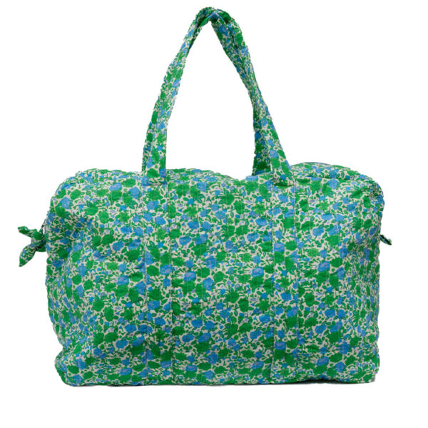 PRE ORDER: Fabienne Chapot Wendy Weekender Bag Green Apple/Blue Dre