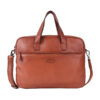 Genicci Berlin 15.6 inch Laptoptas Clark Cognac