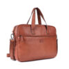 Genicci Berlin 15.6 inch Laptoptas Clark Cognac
