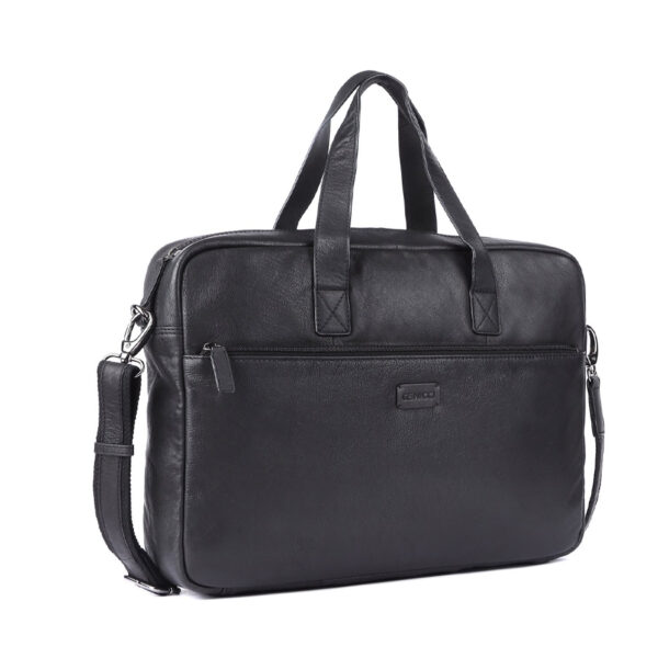 Genicci Berlin 15.6 inch Laptoptas Clark Zwart