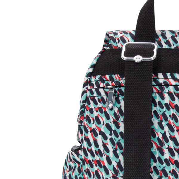 Kipling City Zip Mini Backpack Abstract Print