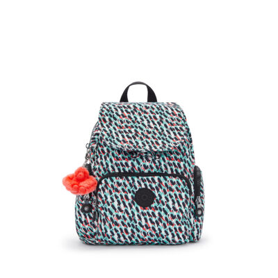 Kipling City Zip Mini Backpack Abstract Print