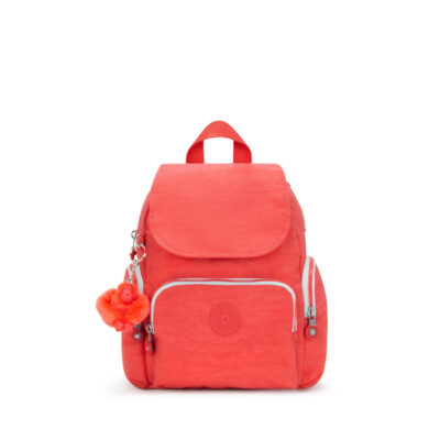 Kipling City Zip Mini Backpack Almost Coral