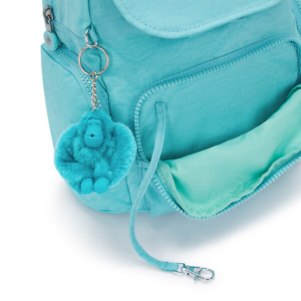 Kipling City Zip Mini Backpack Deepest Aqua
