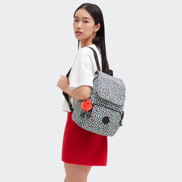 Kipling City Zip S Backpack Abstract Print