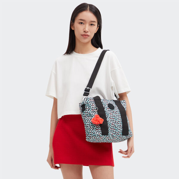 Kipling Minta M Tote Bag Abstract Print