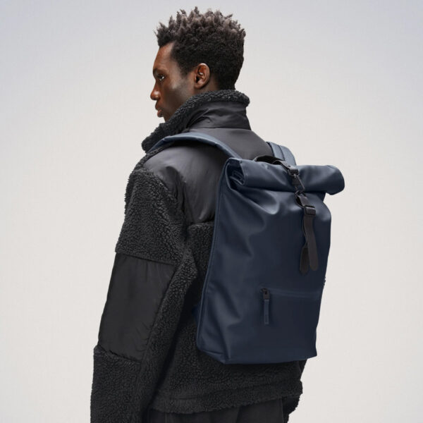 Rains Rolltop Rucksack Navy