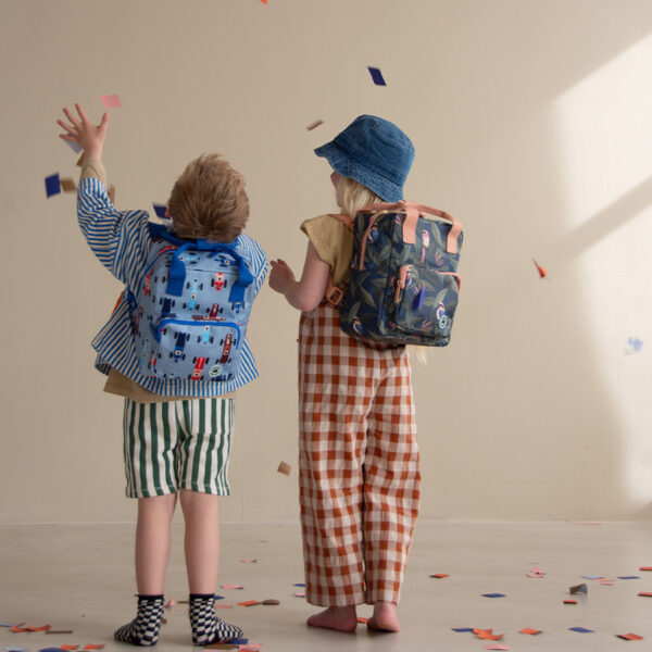Studio Ditte backpack small birds pink