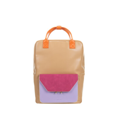 The Sticky Sis Club backpack | il sole | colore | affogato beige + sunset lilac + Positano purple