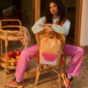 The Sticky Sis Club backpack | il sole | colore | affogato beige + sunset lilac + Positano purple