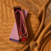 The Sticky Sis Club keycord | il sole | stripes Positano purple