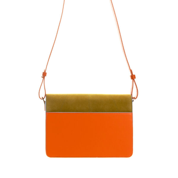 The Sticky Sis Club satchel | il sole | colore | arancia orange + dolce pink + lemon leaf