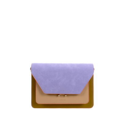 The Sticky Sis Club satchel | il sole | colore | costa green + affogato beige + sunset lilac