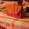 The Sticky Sis Club shoulder bag | il sole | colore | Positano purple + arancia orange