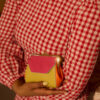 The Sticky Sis Club wallet | il sole | colore | lemon leaf + arancia orange + Positano purple