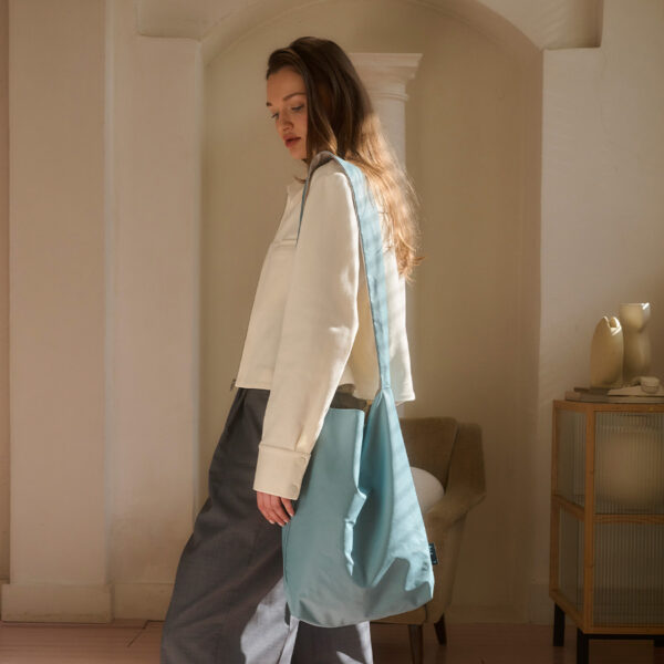 Tinne+Mia Feel Good Bag stone blue | BRING IT ON