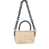 Valentino Copacabana Satchel Naturale/Nero