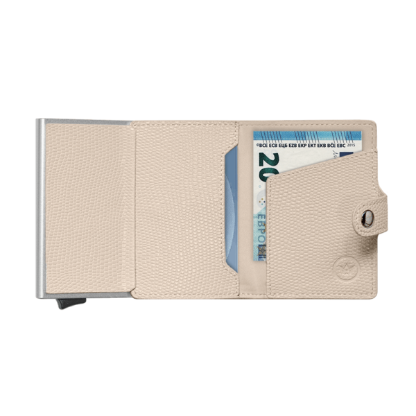 Prowallet Pasjeshouder Plus Lizard Off-white