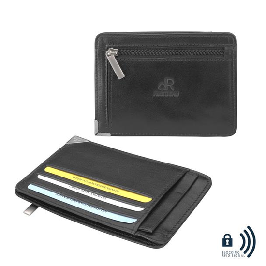 dR Amsterdam Creditcard-etui 15634 Black