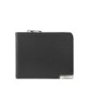 Calvin Klein Modern Plaque Bifold Half Black