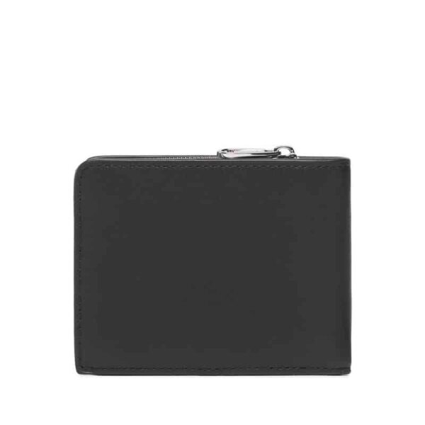 Calvin Klein Modern Plaque Bifold Half Black