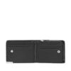 Calvin Klein Modern Plaque Bifold Half Black
