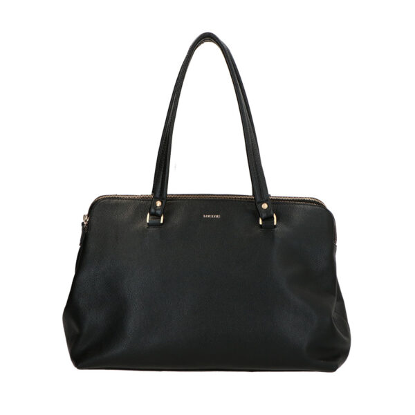 LouLou Essentiels Laptoptas Olivia Black Gold